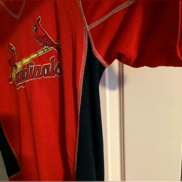 Men’s St Louis Cardinals MLB Baseball Warmup Jersey Short Sleeve Practice Shirt - Picture 4 of 9